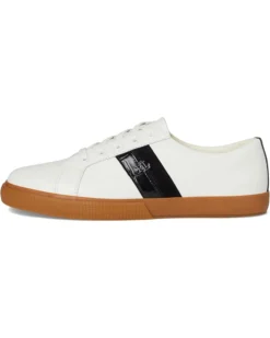 Lauren Ralph Lauren Janson II Suede-Trim Leather Sneakers | Sneakers & Athletic Shoes -Lauren Ralph Store 519LMFPFbSL. AC SR736920