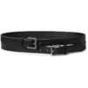 Lauren Ralph Lauren Leather Double-Buckle Stacked Wide Belt | Belts