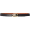 Lauren Ralph Lauren Natural Smooth/Natural Smooth Oval Reversible 25 Belt Skinny | Belts