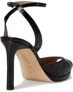 Lauren Ralph Lauren Kyla Crocodile-Embossed Leather Sandals | Heels -Lauren Ralph Store 51QiQIPrDqL. AC SR736920