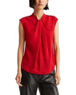 Lauren Ralph Lauren Georgette Short Sleeve Blouse | Shirts & Tops