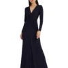 Lauren Ralph Lauren Twist-Front Stretch Jersey Gown | Dresses