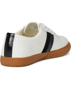 Lauren Ralph Lauren Janson II Suede-Trim Leather Sneakers | Sneakers & Athletic Shoes -Lauren Ralph Store 610r 5wEOsL. AC SR736920