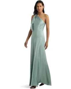 Lauren Ralph Lauren Satin Charmeuse One-Shoulder Gown | Dresses -Lauren Ralph Store 612Grfu5DL. AC SR736920