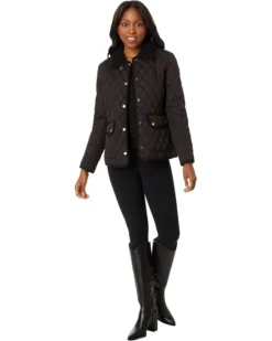 Lauren Ralph Lauren Quilt Berber Trim W Cord | Coats & Outerwear -Lauren Ralph Store 612OJ4EKuL. AC SR736920