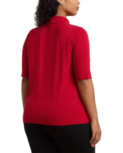 Lauren Ralph Lauren Plus-Size Stretch Jersey Turtleneck | Shirts & Tops -Lauren Ralph Store 6132Ih2BJNL. AC SR736920