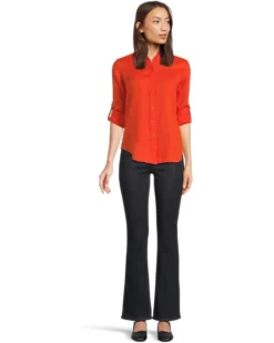 Lauren Ralph Lauren Petite Linen Roll Tab–Sleeve Shirt | Shirts & Tops -Lauren Ralph Store 614DHFdpzhL. AC SR736920