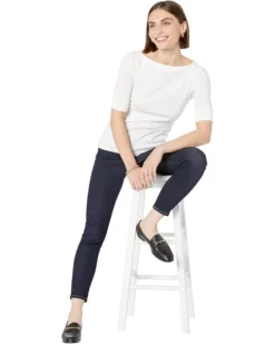 Lauren Ralph Lauren Petite Cotton Boat Neck T-Shirt | Shirts & Tops -Lauren Ralph Store 614pLC2JG6L. AC SR736920