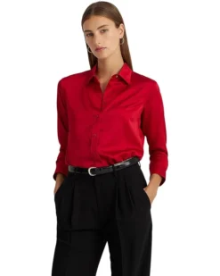 Lauren Ralph Lauren Petite Satin Charmeuse Shirt | Shirts & Tops -Lauren Ralph Store 615a14P8vAL. AC SR736920
