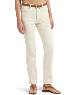 Lauren Ralph Lauren Petite High-Rise Straight Ankle Jean | Jeans