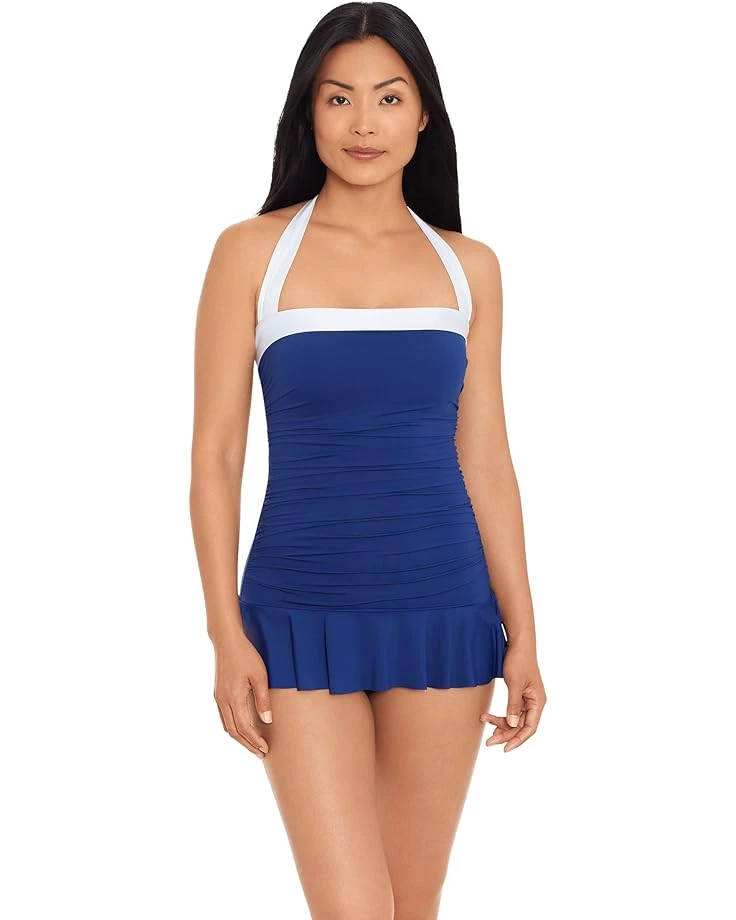 Lauren Ralph Lauren Bel Air Skirted Bandeau One-Piece | Swimwear 1 Lauren Ralph Lauren Bel Air Skirted Bandeau One-Piece | Swimwear
