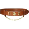 Lauren Ralph Lauren Natural Smooth Leather Flip Lock 40 Belt Wide | Belts