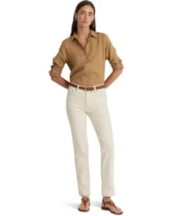 Lauren Ralph Lauren Petite High-Rise Straight Ankle Jean | Jeans -Lauren Ralph Store 619vu8B6mxL. AC SR736920