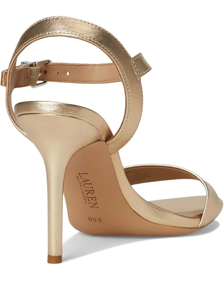 Lauren Ralph Lauren Gwen Metallic Nappa Leather Sandals | Heels 5 Lauren Ralph Lauren Gwen Metallic Nappa Leather Sandals | Heels - Image 5