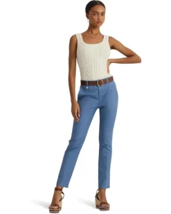 Lauren Ralph Lauren Stretch Cotton-Blend Pants -Lauren Ralph Store 61Bnb7dgm6L. AC SR736920