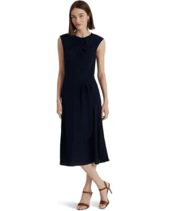 Lauren Ralph Lauren Bubble Crepe Cap-Sleeve Dress | Dresses