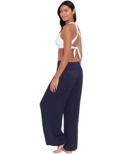 Lauren Ralph Lauren Crinkle Rayon Smocked Waist Pant | Swimwear -Lauren Ralph Store 61FDH5voH5L. AC SR736920