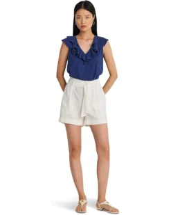 Lauren Ralph Lauren Ruffle Trim Slub Jersey Sleeveless Tee | Shirts & Tops 7 Lauren Ralph Lauren Ruffle Trim Slub Jersey Sleeveless Tee | Shirts & Tops -Lauren Ralph Store 61FegsTOY7L. AC SR736920