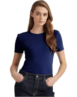 Lauren Ralph Lauren Cotton-Blend T-Shirt | Shirts & Tops