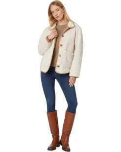 Lauren Ralph Lauren Shrt 2 Front Pockets Quilt Faux Shearlin | Coats & Outerwear -Lauren Ralph Store 61KZBVNyrCL. AC SR736920