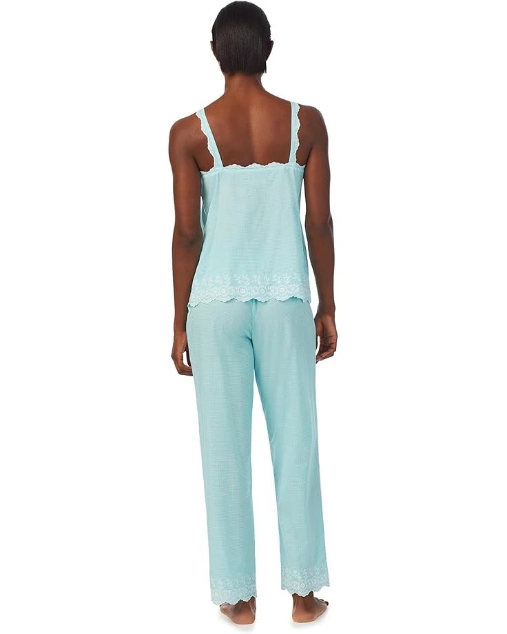 Lauren Ralph Lauren Eyelet Trimmed Ankle Pants PJ Set | Sleepwear 2 Lauren Ralph Lauren Eyelet Trimmed Ankle Pants PJ Set | Sleepwear - Image 2