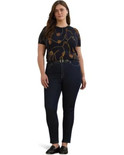 Lauren Ralph Lauren Plus Size Print Cotton-Blend Short-Sleeve Sweater | Sweaters -Lauren Ralph Store 61O4QtuvBYL. AC SR736920
