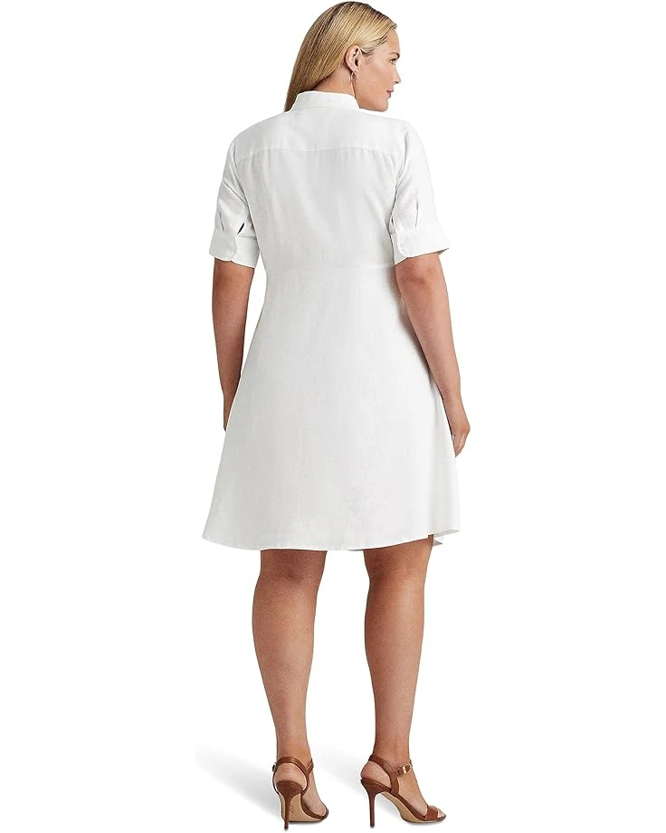 Lauren Ralph Lauren Plus Size Linen Shirtdress | Dresses 2 Lauren Ralph Lauren Plus Size Linen Shirtdress | Dresses - Image 2