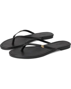 Lauren Ralph Lauren Raquel Leather Flip-flops | Sandals