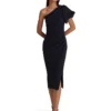 Lauren Ralph Lauren One-Shoulder Crepe Cocktail Dress | Dresses