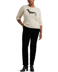 Lauren Ralph Lauren Plus Size Paisley Stretch Cotton Long-Sleeve Tee | Shirts & Tops -Lauren Ralph Store 61W6LFCJZPL. AC SR736920