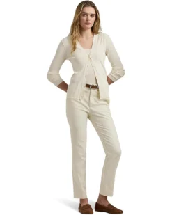 Lauren Ralph Lauren Ribbed V-Neck Cardigan | Sweaters -Lauren Ralph Store 61YkQH9QLL. AC SR736920