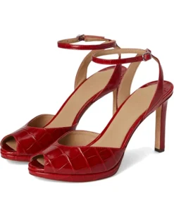 Lauren Ralph Lauren Kyla Crocodile-Embossed Leather Sandals | Heels -Lauren Ralph Store 61bW3THHYCL. AC SR736920