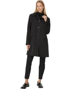 Lauren Ralph Lauren Sb W Faux Leather Trim 34" | Coats & Outerwear -Lauren Ralph Store 61eGthScWjL. AC SR736920