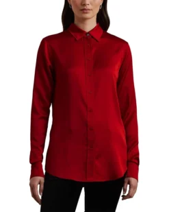 Lauren Ralph Lauren Classic Fit Satin Charmeuse Shirt | Shirts & Tops -Lauren Ralph Store 61g YuHH4cL. AC SR736920