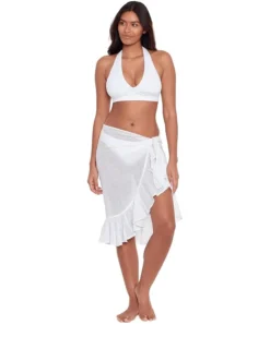 Lauren Ralph Lauren Beach Club Solids Ruffle Pareo | Swimwear -Lauren Ralph Store 61h2 tXR L. AC SR736920