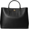 Lauren Ralph Lauren Leather Large Marcy Satchel | Handbags
