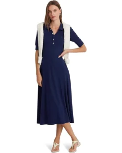 Lauren Ralph Lauren Cotton-Blend Polo Dress | Dresses