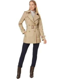 Lauren Ralph Lauren Belted Db W Pu Trim30" | Coats & Outerwear -Lauren Ralph Store 61jksd8ScgL. AC SR736920