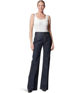 Lauren Ralph Lauren Plus Size Retro Flare Full Length Flare | Jeans