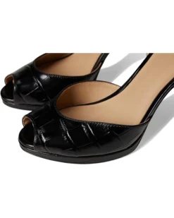 Lauren Ralph Lauren Kyla Crocodile-Embossed Leather Sandals | Heels -Lauren Ralph Store 61k TpRyJiL. AC SR736920