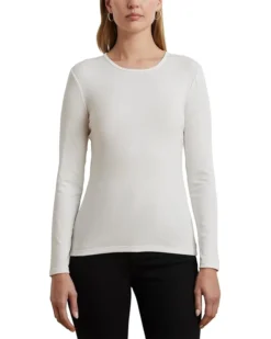 Lauren Ralph Lauren Cotton-Blend Long-Sleeve Top | Shirts & Tops 10 Lauren Ralph Lauren Cotton-Blend Long-Sleeve Top | Shirts & Tops -Lauren Ralph Store 61lWuuxTpHL. AC SR736920