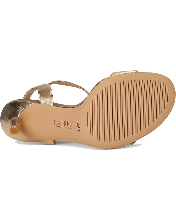 Lauren Ralph Lauren Gwen Metallic Nappa Leather Sandals | Heels 3 Lauren Ralph Lauren Gwen Metallic Nappa Leather Sandals | Heels - Image 3