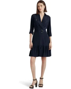 Lauren Ralph Lauren Belted Crepe Shirtdress | Dresses -Lauren Ralph Store 61nlw6Jo7NL. AC SR736920