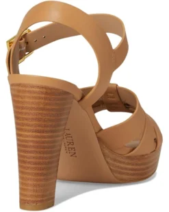 Lauren Ralph Lauren Soffia Nappa Leather Sandals | Heels -Lauren Ralph Store 61q5kEXKrJL. AC SR736920