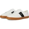 Lauren Ralph Lauren Janson II Suede-Trim Leather Sneakers | Sneakers & Athletic Shoes