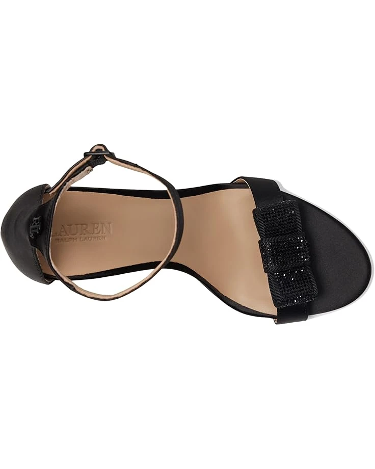 Lauren Ralph Lauren Allie Bow-Trim Satin Sandals | Heels 2 Lauren Ralph Lauren Allie Bow-Trim Satin Sandals | Heels - Image 2