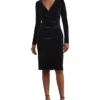 Lauren Ralph Lauren Stretch Velvet Surplice Dress | Dresses