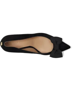 Lauren Ralph Lauren Lanette Bow-Trim Suede Pumps | Heels -Lauren Ralph Store 61tyoHGBRL. AC SR736920