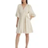 Lauren Ralph Lauren Belted Linen Bubble-Sleeve Dress | Dresses