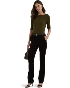 Lauren Ralph Lauren Cotton Boatneck T-Shirt | Shirts & Tops -Lauren Ralph Store 61uxaMhQJfL. AC SR736920